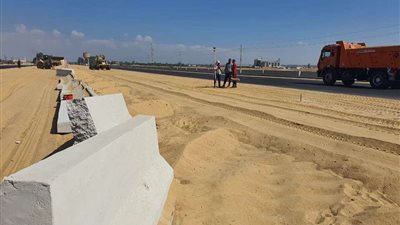 بالصور.. الطرق تبدأ في تعديل دوران الموت بسرابيوم