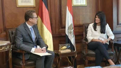 وزيرة التعاون الدولي تلتقي السفير الألماني الجديد لدى القاهرة لبحث مجالات التعاون
