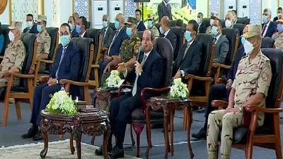 السيسى للمصريين: حجم المياه اللى بيجلنا مش كتير ومش هيتغير