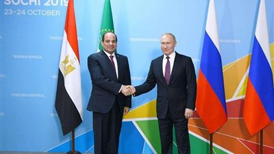 الرئيس السيسي يجتمع بنظيره الروسي على هامش 