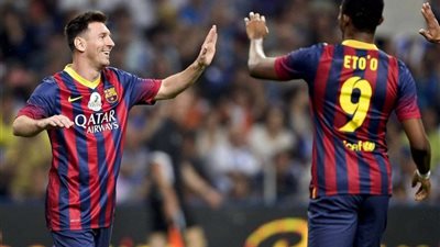 ميسي أول لاعب يسجل أهدافا في 15 مباراة متتالية بدوري أبطال أوروبا