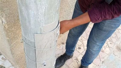 المعداوي: تركيب أبواب لأعمدة الإنارة بمطروح حفاظًا على سلامة المواطنين