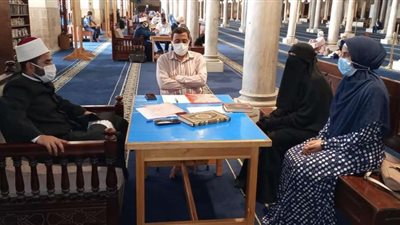 بدء اختبارات تحديد المستوى بفرع الرواق الأزهري لليوم الثاني