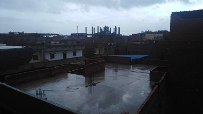 استمرار سقوط الأمطار علي محافظة الغربية