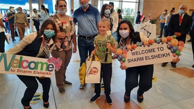 مطار شرم الشيخ يستقبل أولى الرحلات القادمة من روسيا