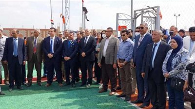 وزير الرياضة ومحافظ البحيرة يفتتحان ميدان رماية وملعب بنادي الصيد بوادي النطرون