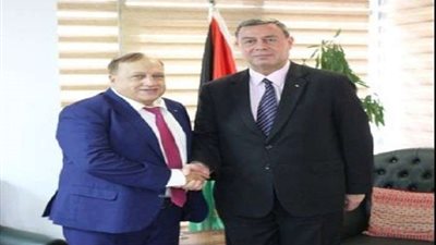 السفير دياب اللوح يستقبل الأمين العام المساعد لاتحاد المحامين العرب