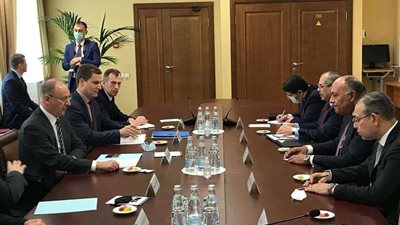 وزير الخارجية يستقبل سكرتير مجلس الأمن الروسي