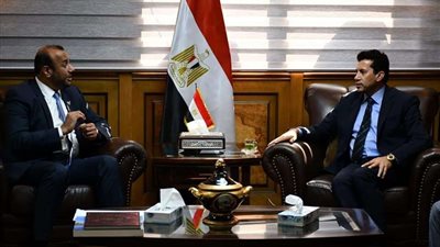 وزير الشباب يستقبل رئيس مجلس الشارقة الرياضي