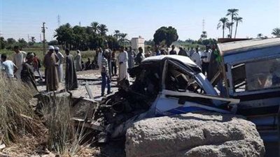 وفاة 4 وإصابة آخرين.. السكة الحديد تكشف تفاصيل حادث قطار الأقصر