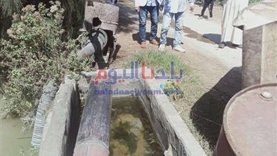 إزالة 9 تعديات على المجاري المائية والري بحوش عيسى في البحيرة