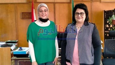 نائب التعليم والطلاب بالمنوفية تلتقى بطالبة الهندسة الإلكترونية ضمن البعثة التدريبية إلى جامعة سمارا الروسية