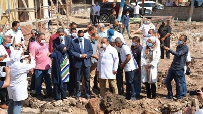 محافظ الدقهلية يتابع تطوير ورفع كفاءة مستشفى أجا المركزي