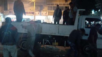 إزالة حالة تعد على أرض في حملة مكبرة بمطروح