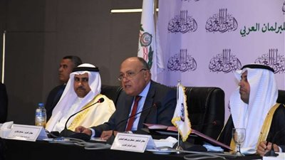 وزير الخارجية يتناول الأمن المائي وسد النهضة أمام البرلمان العربي