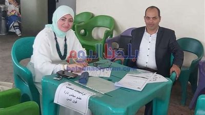 أول سيدة تتقدم بأوراق ترشحها لعضوية مجلس بني سويف الرياضي