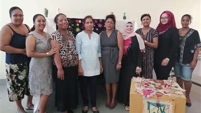 السفارة المصرية في موريشيوس تشارك في تنظيم ورشة عمل بمجال المشغولات اليدوية