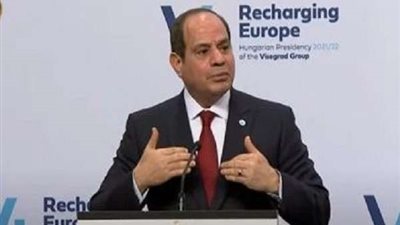 السيسي لـ دول أوروبا: أنا مسئول عن إحياء 100 مليون والحفاظ عليهم