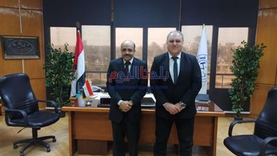 رئيس جامعة بني سويف التكنولوجية يزور مقر هيئة المواد النووية