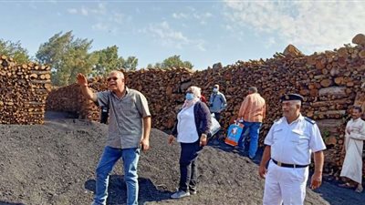 إزالة١٦ مكمورة فحم بـ مركز ميت غمر