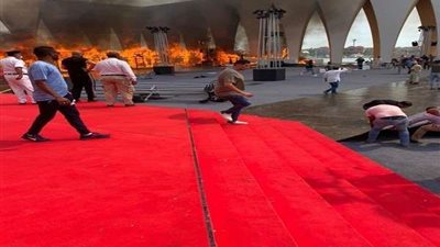 رغم الحريق الضخم.. مهرجان الجونة في موعده