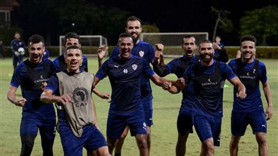 مستبعدو الزمالك من مواجهة توسكر الكيني يواصلون التدريب بمقر النادي