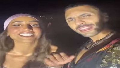 دينا وحسن مع 