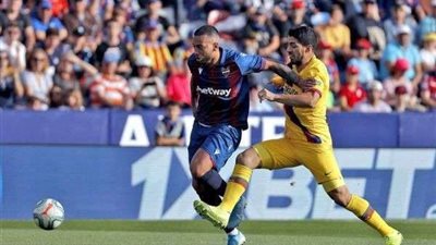 برشلونة يسقط بثلاثة أهداف لهدف أمام فريق ليفانتي