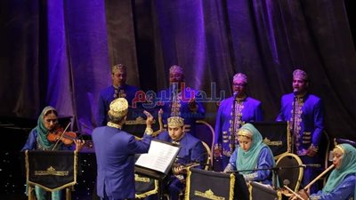 حفل الفرقة السلطانية العمانية للفنون الشعبية بمعهد الموسيقى (صور)