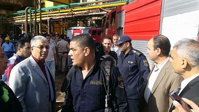 السيطرة على حريق بمصنع سماد طلخا