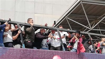 استقبال حافل للبطل العالمي 