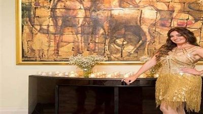 بالصور.. هكذا احتفلت نرمين الفقي بانتهاء تصوير 