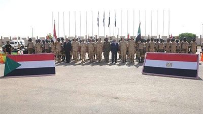 بدء فعاليات التدريب المصري السوداني 