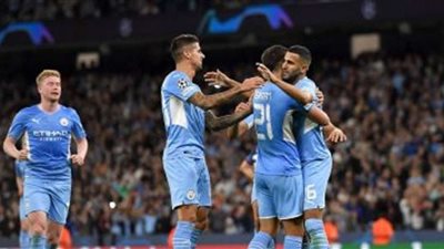 محرز يقود السيتي لاكتساح كلوب بروج بخماسية في دوري الأبطال