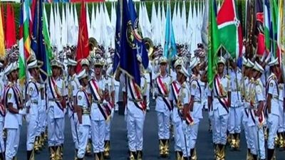 طلاب أكاديمية الشرطة الجدد يؤدون اليمين أمام الرئيس السيسي