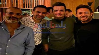 نجوم الفن يحتفلون بعيد ميلاد حماقي (صور)