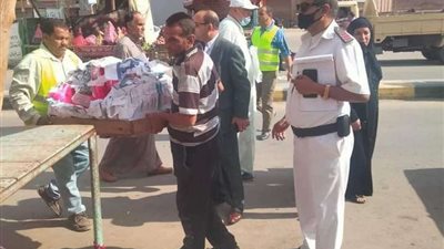 تحرير ١٨محضر عدم ارتداء كمامة ورفع ٨٥٢ إشغال في ٣ مراكز بالبحيرة