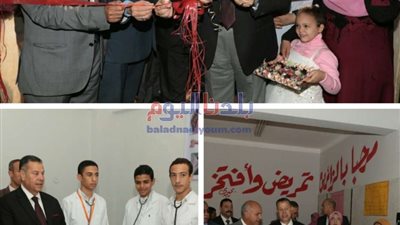 محافظ بني سويف يفتتح المدرسة الثانوية الفنية للتمريض للبنين