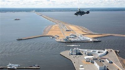 غلق بوابة بطرسبورغ على الخليج الفنلندي تحسبا للفيضان