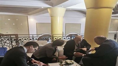 شكري يبحث مع نظيره الفرنسي الجهود الدولية للأزمة الليبية