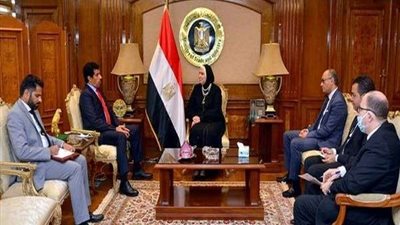 وزيرة التجارة تستقبل سفير قطر لبحث سبل التعاون المشترك