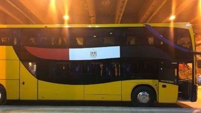 بالصور.. أتوبيس جديد لمنتخب مصر على هامش معسكر برج العرب