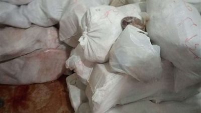 ضبط  نصف طن من اللحوم  مجهولة المصدر بجنوب سيناء