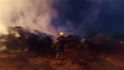 نشوب حريق بشقة سكنية بمنطقة البساتين