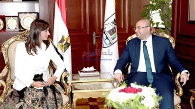 محافظ بني سويف يستقبل وزيرة الهجرة لبحث عدد المشروعات