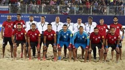 فراعنة الكرة الشاطئية يتغلبون على منتخب إيطاليا بكأس العالم للقارات دبي 2019
