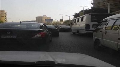 شلل مروري في رمسيس بسبب كوبري أكتوبر