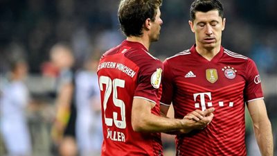 هزيمة مذلة لبايرن ميونخ على يد بوروسيا مونشنغلادباخ في كأس المانيا