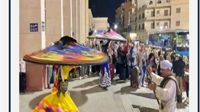 الأقصر تستقبل أول أفواج قطار الشباب بالمزمار