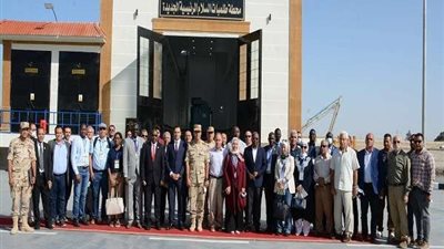 زيارة وفد دولي رفيع المستوى لمحطة معالجة المياة ببحر البقر